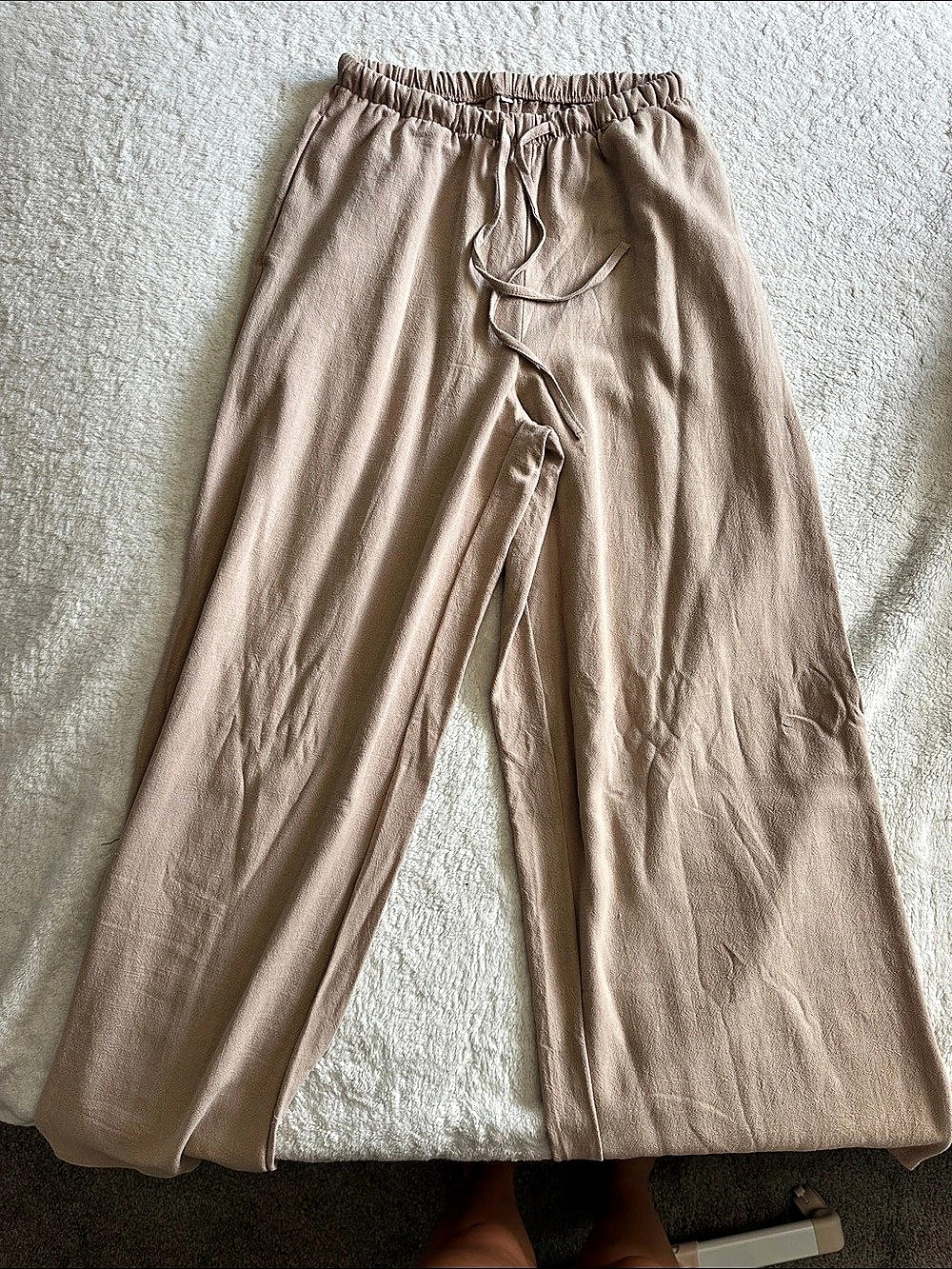 Wide Leg Pants in Brown